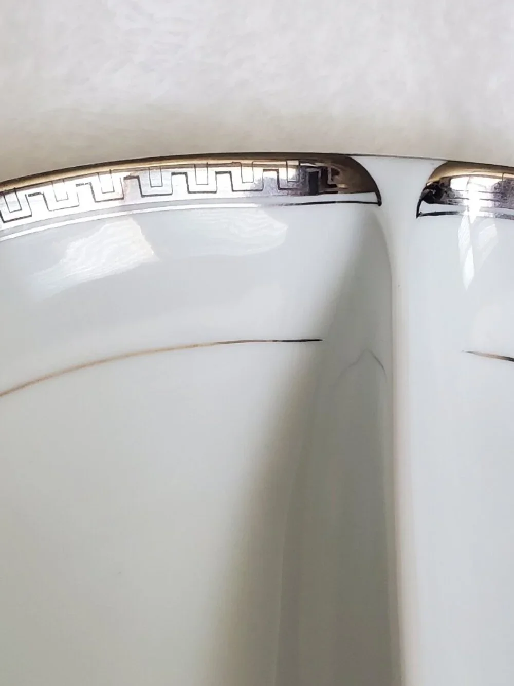 MIKASA Fine China ALTON 5299 -OVAL DIVIDED SERVING BOWL Japan EUC!